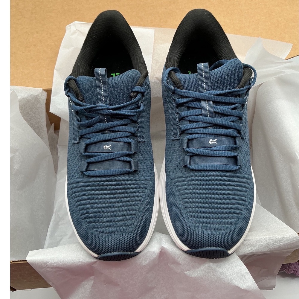 Kuru Atom Mens Athletic Running Shoes Pacific Blue Black Sneakers KURUSOLE